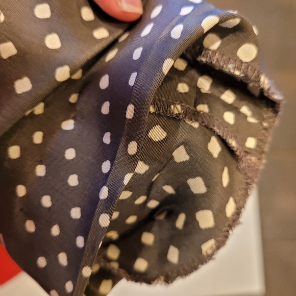 Adrianna Papell Silk Polka Dot Jacket Size 8 - Picture 8 of 9